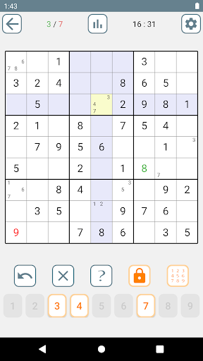 Create Sudoku Screen 3