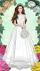 screenshot of Wedding Coloring Dress Up Game