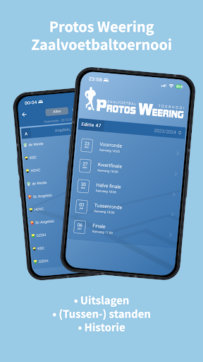 Android application Protos Weering Zaalvoetbal screenshort