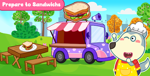 Wolfoo Cooking Game - Sandwich  screenshots 3