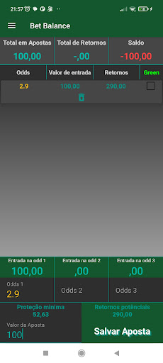 Bet Balance Screen 2