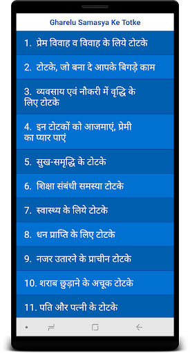 Gharelu Samasya Ke Totke Screen 2