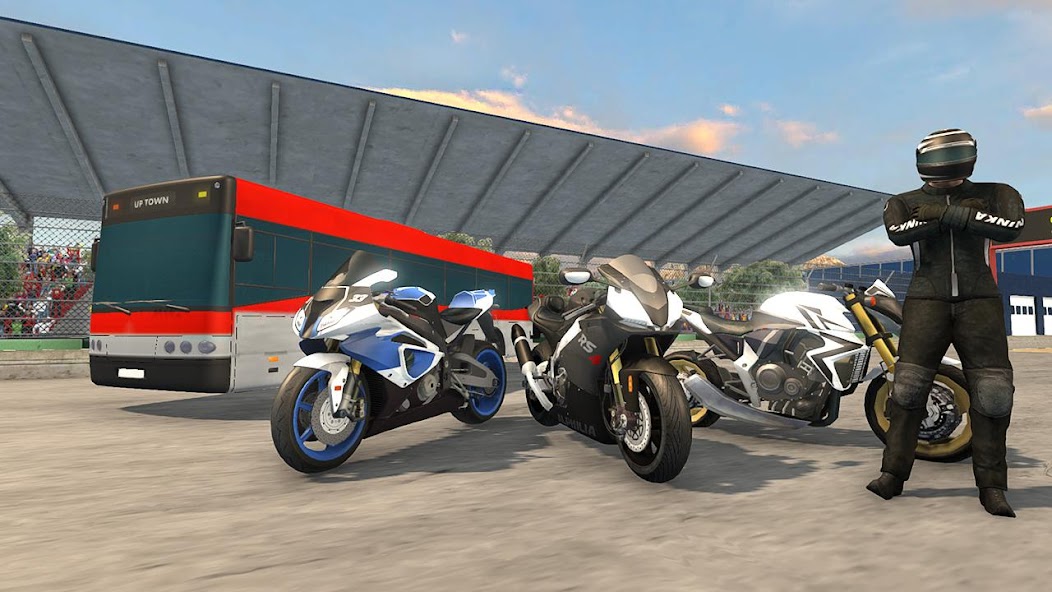 Bike VS Bus Free Racing Games – New Bike Race Game 10.4 APK + Мод (Unlimited money) за Android