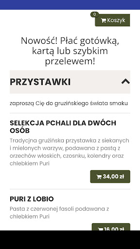RESTAURACJA GEORGIA - Tyczyn Screen 2
