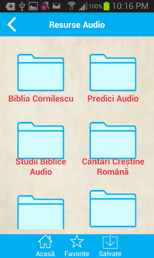 Resurse Crestine-Video, Audio Скриншот Приложения для Android 4