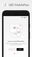screenshot of UBS MobilePass