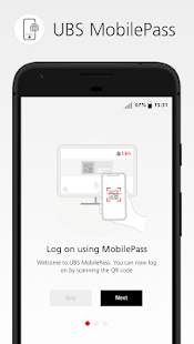 UBS MobilePass Screenshot