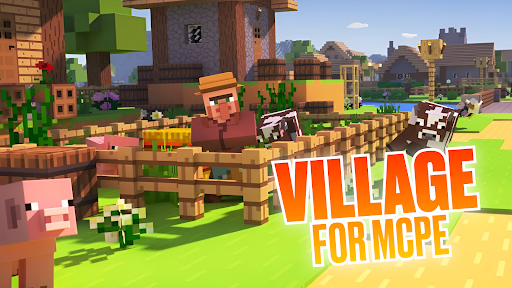 Village for MCPE: Mincraft Mod 1