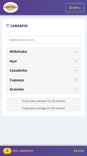 SarAçaí Delícia Gelada Screen 2