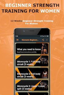 12 Weeks Beginner Strength Training For Women