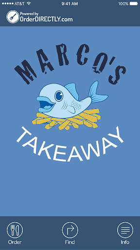 Android application Marco's Takeaway, Hawick screenshort