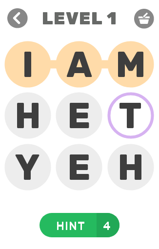 English Cross Word Screen 3