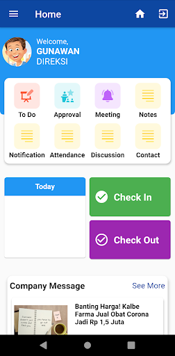 Android application PPA Kopkar screenshort