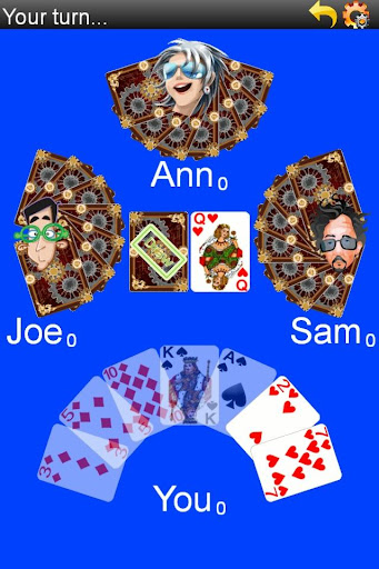 Android application Crazy Eights screenshort