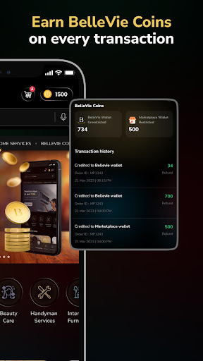 BelleVie Premium Lifestyle App Screen 3