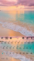 screenshot of Beach Sunset Keyboard Backgrou