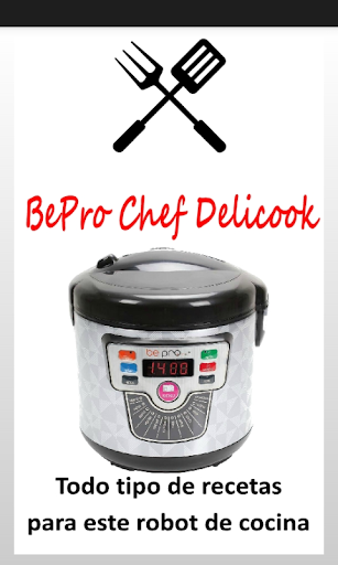 Android application Recetas BePro Chef Delicook screenshort