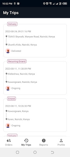 Kiota Driver Screen 2