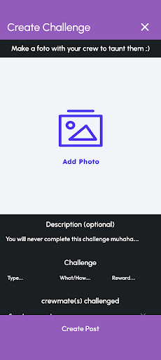 Android application Crewcrawls screenshort