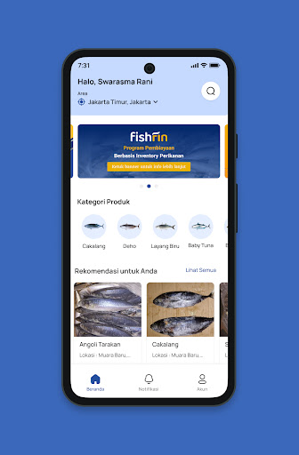 Fishlog - B2B Marketplace Screen 2
