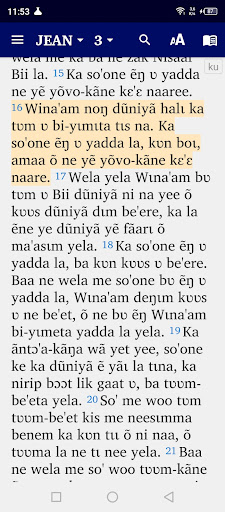 Android application Kusaal tonde screenshort
