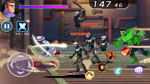 Screenshot 15 Captain Revenge - Fight Superh android