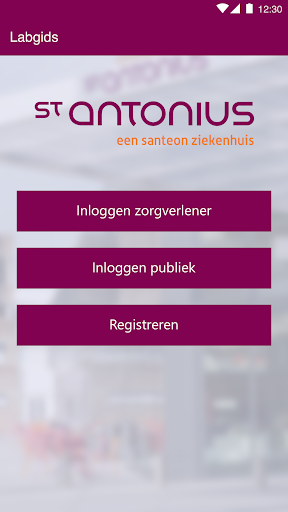 Android application St. Antonius eLabgids screenshort