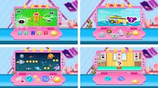 子供向けのピンクのコンピューターゲームのおすすめ画像3
