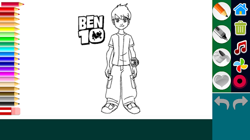 Ben Coloring Ultimate Heroes