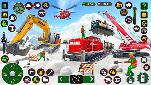 Snow Excavator Construction 3d Screen 3