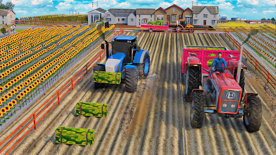 トラクター トロリー 3D 農場 貨物
