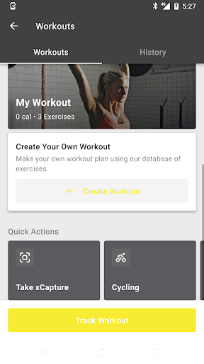 Android application Pūrlife Fitness screenshort