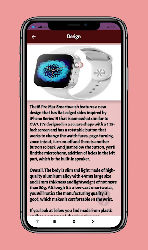 i8 pro max smartwatch Guide Screen 3