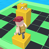 Blocks Stack Dash : Amaze puzzle fill colors 3D icon