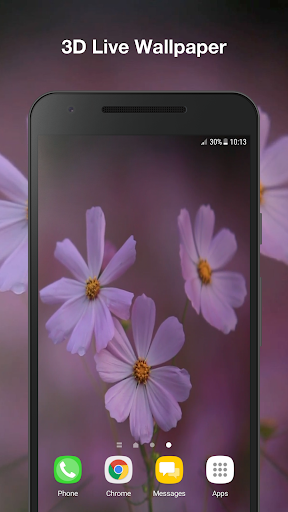 Android application Real Flowers Live Wallpaper screenshort