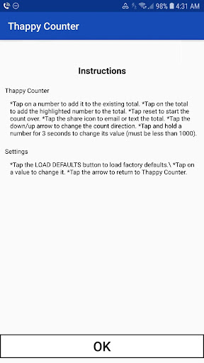 Thappy Counter Screenshot 3 - AppWisp.com