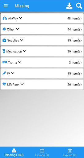 Android application MedEquip screenshort