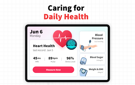 Screenshot of Heart Rate Monitor - Pulse App