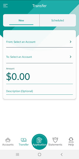 NH Community FCU Mobile Bankin Screen 2