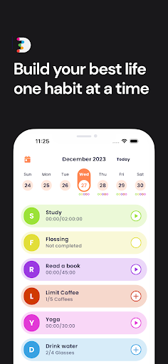 Android application Disciplined - Habit Tracker screenshort