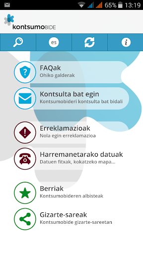 kontsumobide Screen 2
