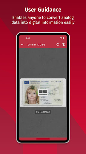 Scanbot SDK: Data Capture Screen 2