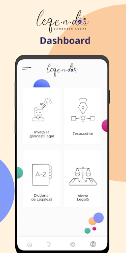 Android application Lege-n-Dar. Think legally! screenshort