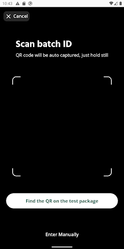 Android application Biocheck screenshort
