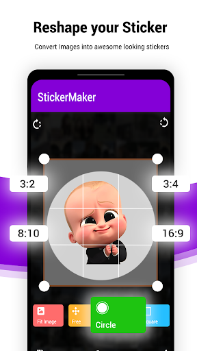 Android application Sticker maker for Whatsapp screenshort