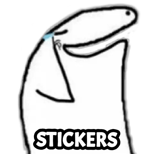 Set stickers flork meme Love 1 | Magnet