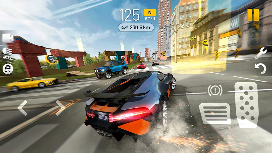 Extreme Car Driving Simulator مهكرة للاندرويد