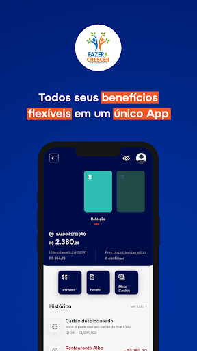Android application FazereCrescer Multibenefícios screenshort