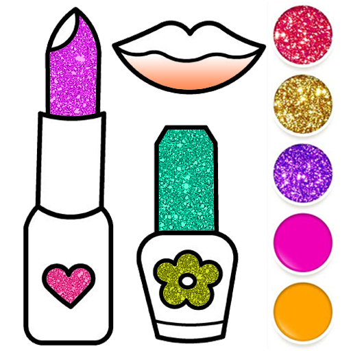 Download Beauty Drawing Pages Make Up Coloring Book Glitter Apps On Google Play