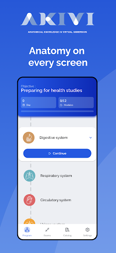 Android application 3D Human Body Anatomy screenshort